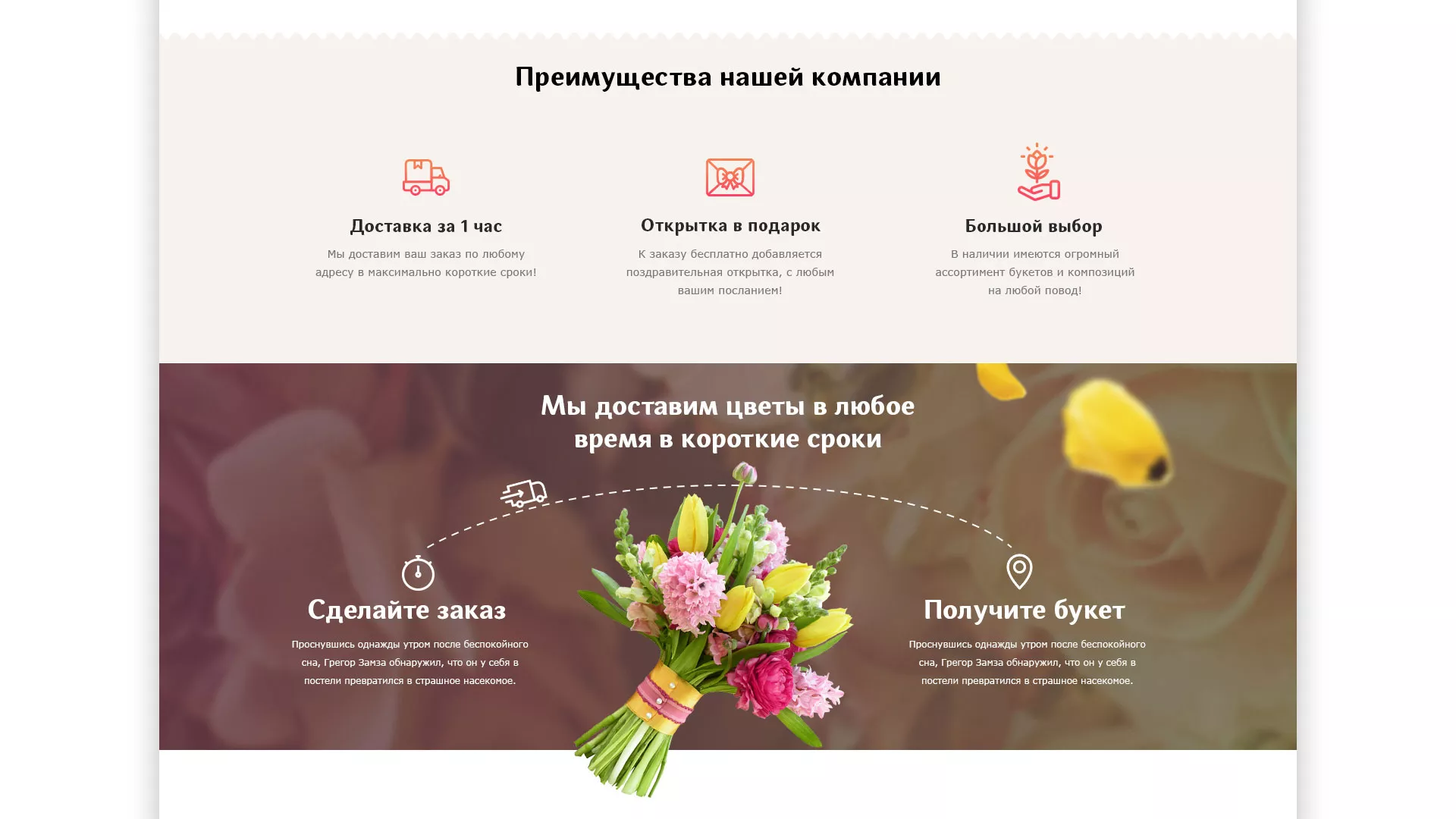 Создание интернет-магазина «Букет-онлайн» по цветам в Тейково