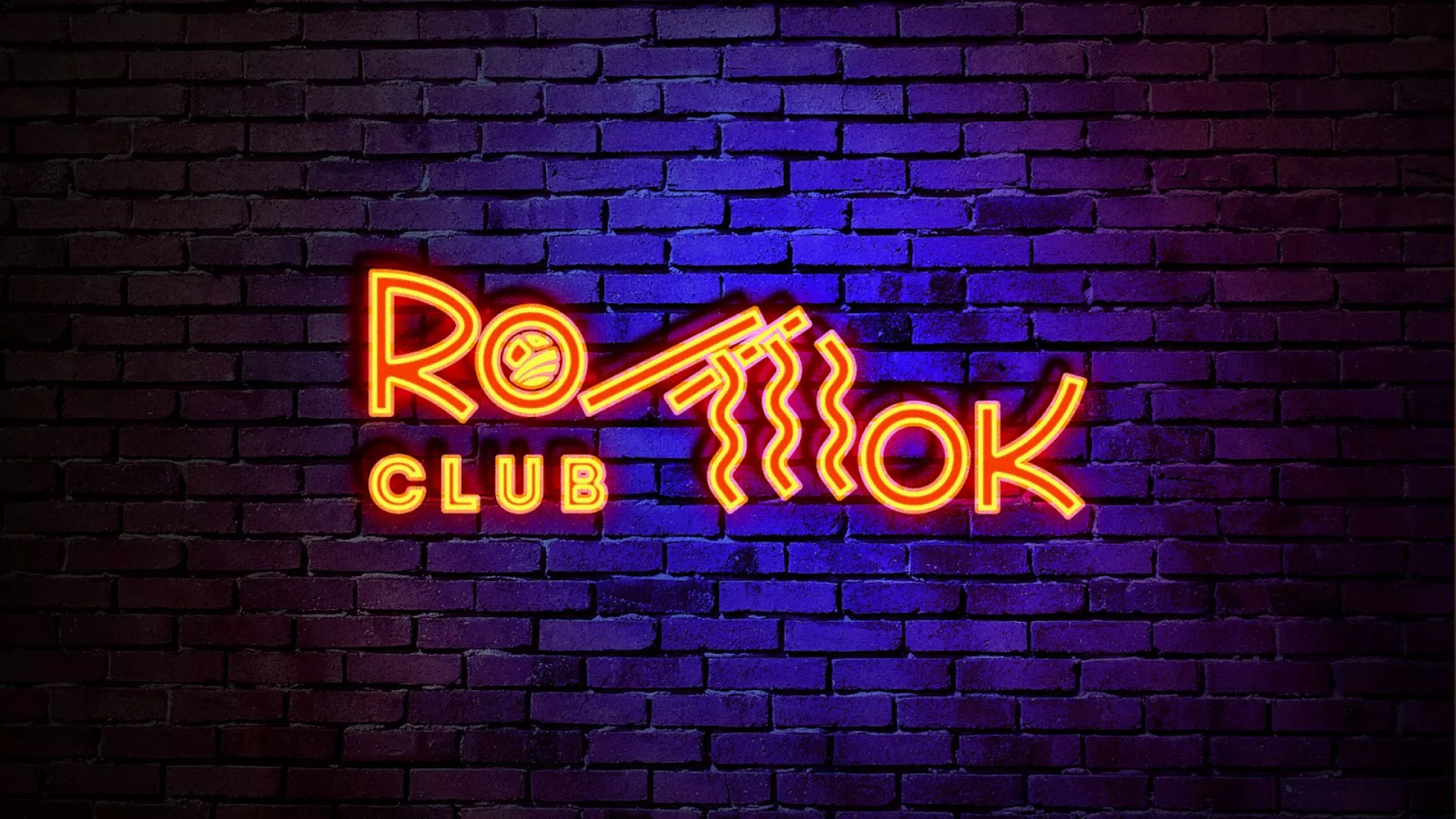 Разработка интерьерной вывески суши-бара «Roll Wok Club» в Тейково