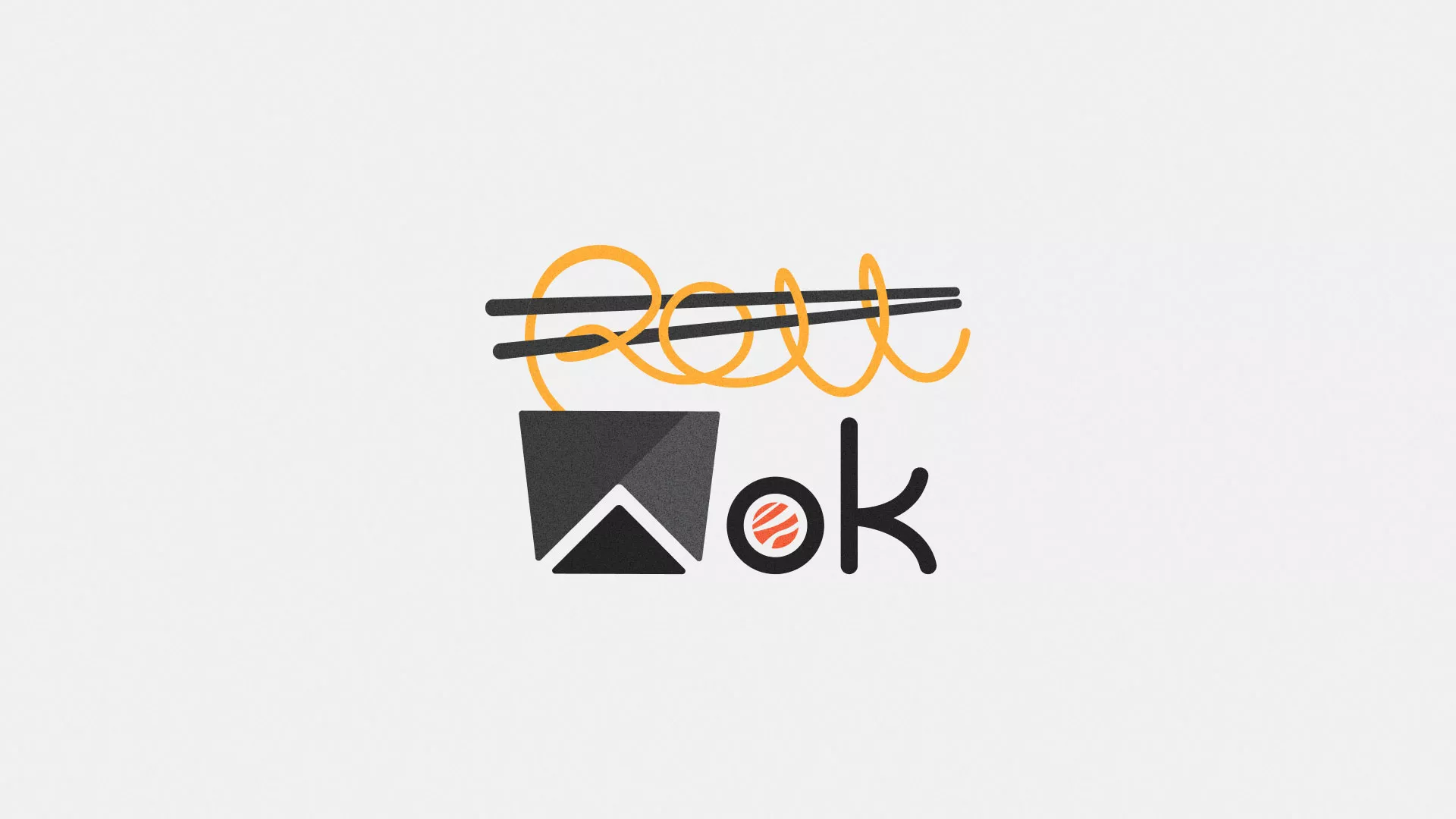 Разработка логотипа в Тейково для суши-бара «Roll Wok Club» Разработка логотипа в Тейково для суши-бара «Roll Wok Club»