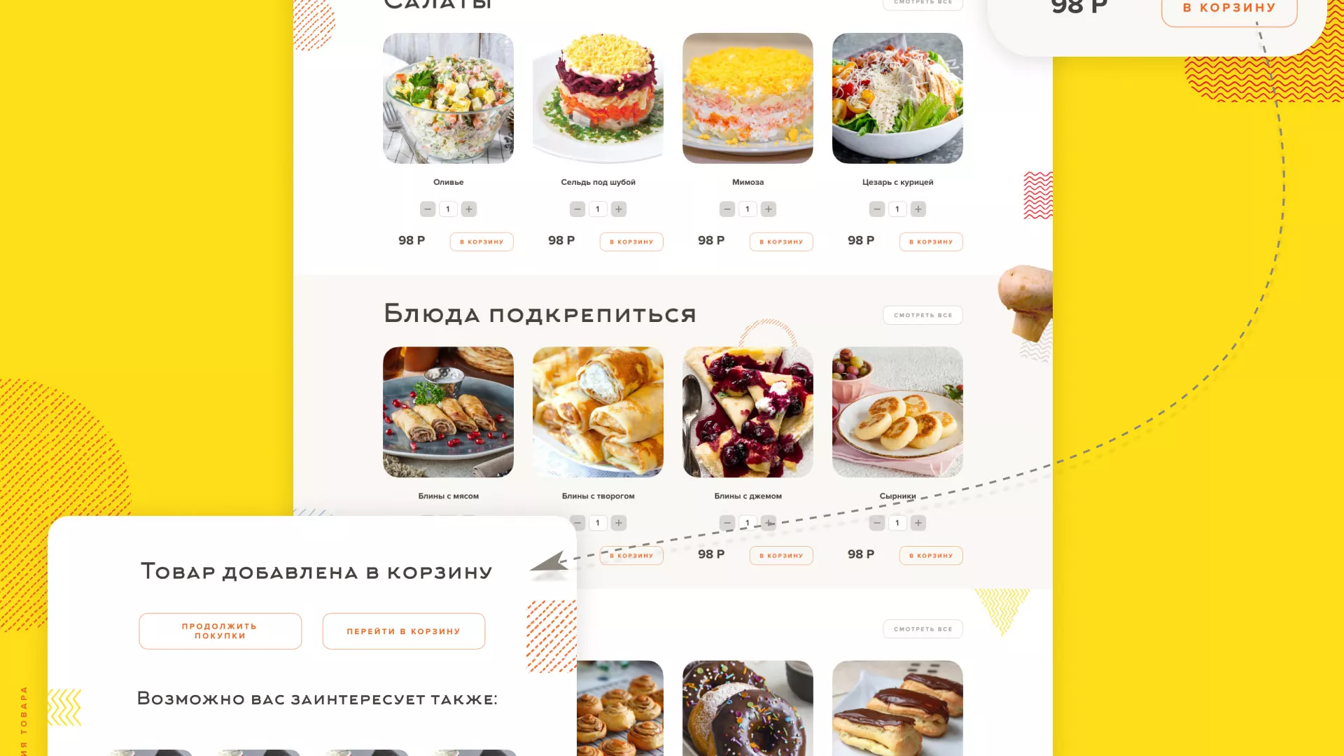 Разработка сайта кафе-столовой «Суп-Мясо-Салат» в Тейково